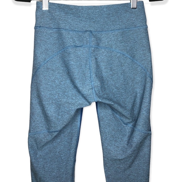 Outdoor Voices Athletic Leggings Blue ColorBlock Small - Picture 6 of 7
